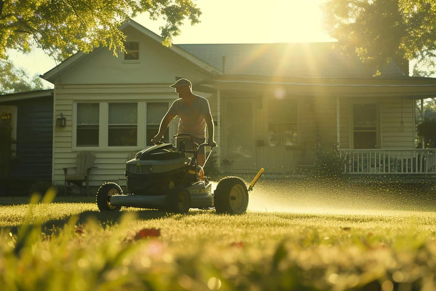 lawn cut machine